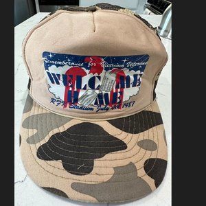 Rare Vintage WELCOME HOME Vietnam Veterans RFK Stadium 1987 Hat